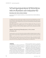 Schwingungsanalyse & Rotordynamik im Kontext von Industrie 4.0