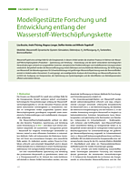 Modellgestützte Forschung und Entwicklung entlang der Wasserstoff-Wertschöpfungskette