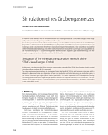 Simulation eines Grubengasnetzes