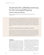 Automatische Luftbildauswertung für die Leitungsbefliegung