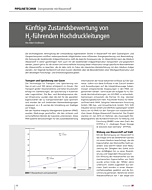 Künftige Zustandsbewertung von H2-führenden Hochdruckleitungen