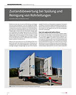 Zustandsbewertung bei Spülung und Reinigung von Rohrleitungen