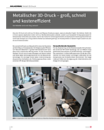 Metallischer 3D-Druck – groß, schnell und kosteneffizient