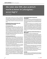 Alle reden über BIM, aber praktisch macht es keiner im Leitungsbau – woran liegt’s?