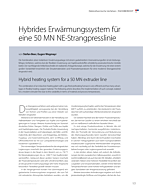 Hybrides Erwärmungssystem für eine 50 MN NE-Strangpresslinie