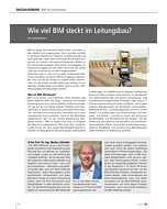 Wie viel BIM steckt im Leitungsbau?