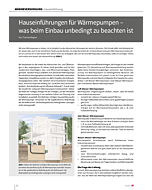 Hauseinführungen für Wärmepumpen – was beim Einbau unbedingt zu beachten ist