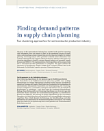 Finding demand patterns in supply chain planning