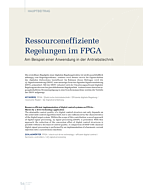 Ressourceneffiziente Regelungen im FPGA