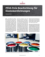 PFAS-freie Beschichtung für Elastomerdichtungen