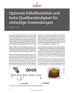 Optimale Kälteflexibilität und hohe Quellbeständigkeit für vielseitige Anwendungen