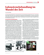 Lohnwärmebehandlung im Wandel der Zeit