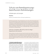 Schutz von fremdspannungsbeeinflussten Rohrleitungen