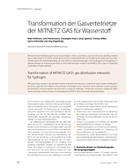 Transformation der Gasverteilnetze der MITNETZ GAS für Wasserstoff