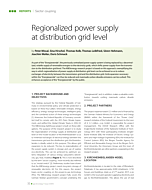 Regionalized power supply at distribution grid level