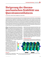 Steigerung der thermomechanischen Stabilität von Querstromventilatoren