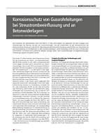 Korrosionsschutz von Gussrohrleitungen bei Streustrombeeinflussung und an Betonwiderlagern