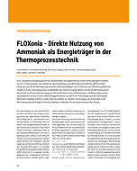 FLOXonia - Direkte Nutzung von Ammoniak als Energieträger in der Thermoprozesstechnik