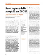 Asset representationusing AAS and OPC UA