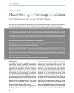 Mixed-Reality-in-the-Loop Simulation
