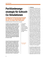 Partitionierungs-strategie für Echtzeit-Co-Simulationen