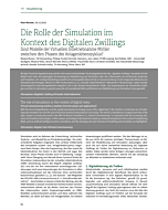 Die Rolle der Simulation im Kontext des Digitalen Zwillings