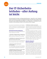 Der IT-Sicherheitsleitfaden – aller Anfang ist leicht