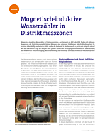 Durchflussüberwachung von Abwasser in einem offenen Kanal