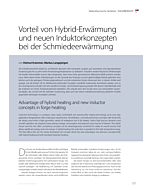 Vorteil von Hybrid-Erwärmung und neuen Induktorkonzepten bei der Schmiedeerwärmung
