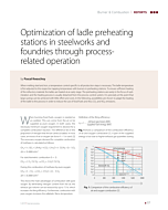 Optimization of ladle preheating stations in steelworks and foundries through process-related operation
