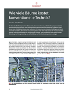 Wie viele Bäume kostet konventionelle Technik?