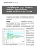 Statische Bemessung von vor Ort härtenden Druckschlauchlinern – Einfluss der Druckwechselbelastung durch Druckstöße