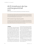 All-IP-Umstellung in der Gas- und Energiewirtschaft