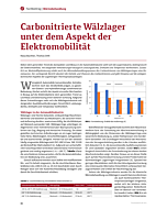 Carbonitrierte Wälzlager unter dem Aspekt der Elektromobilität
