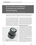 Bio-Kunststoff und Basaltgestein für Armaturen der kommunalen Wasserversorgung