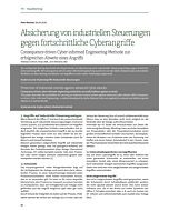 Absicherung von industriellen Steuerungen gegen fortschrittliche Cyberangriffe