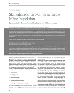 Skalierbare Smart-Kameras für die Inline-Inspektion