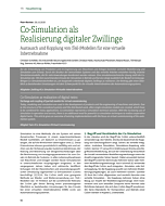 Co-Simulation als Realisierung digitaler Zwillinge