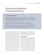 Querstromventilatoren im Industrieofenbau