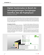 Digitale Transformation im Bereich der Versorgungsleitungen: Durchgängiger Datenfluss über alle Projektphasen