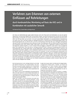 Verfahren zum Erkennen von externen Einflüssen auf Rohrleitungen