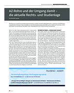 AZ-Rohre und der Umgang damit – die aktuelle Rechts- und Studienlage