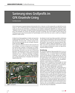 Sanierung eines Großprofils im GFK-Einzelrohr-Lining