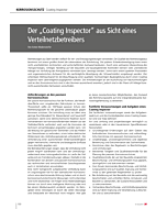 Der „Coating Inspector“ aus Sicht eines Verteilnetzbetreibers