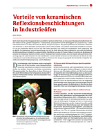 Vorteile von keramischen Reflexionsbeschichtungen in Industrieöfen