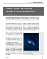 Robuste Antriebe für Kanalroboter