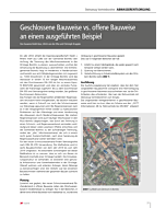 Geschlossene Bauweise vs. offene Bauweise an einem ausgeführten Beispiel