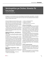 Netzinspektion per Drohne: Hinweise für Entscheider