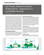 Das Prinzip „Schwammstadt für Straßenbäume – Regenwasser in nachhaltiger Nutzung“