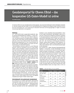 Geodatenportal für Oberes Elbtal – das kooperative GIS-Daten-Modell ist online